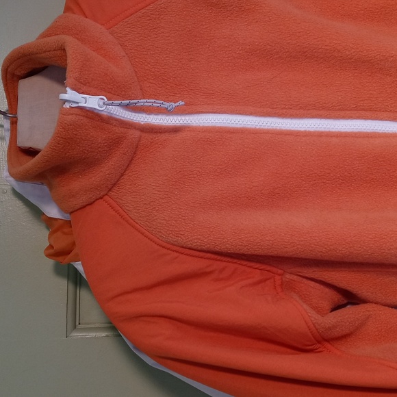 Women's Columbia Sportswear Interchange waterproof breathable white orange coat - Picture 5 of 14